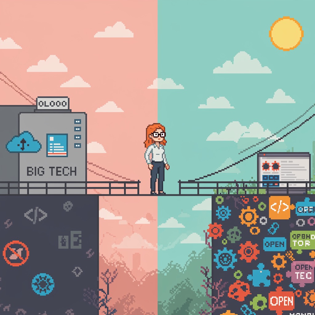 Overstappen van big tech naar open source software